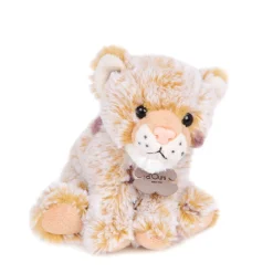 Peluche Léopard beige - 15 cm
