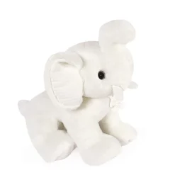 Peluche éléphant Blanc - Preppy Chic- 35 cm