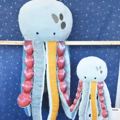 Peluche Méduse multicolore - 80 cm