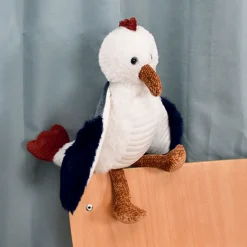 Peluche Mouette blanche - 23 cm