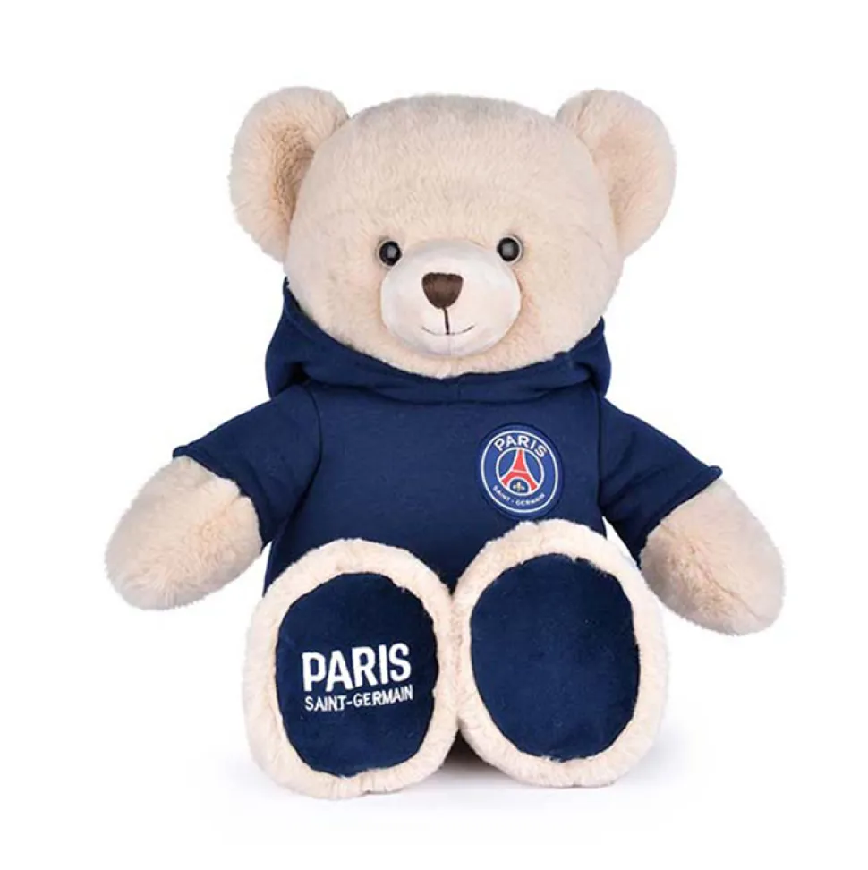 Peluche officielle OURS PSG capuche - 35 cm