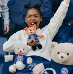Peluche officielle OURS PSG capuche - 35 cm
