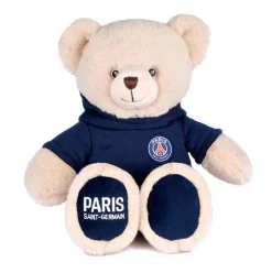 Peluche officielle Ours PSG capuche - 50 cm