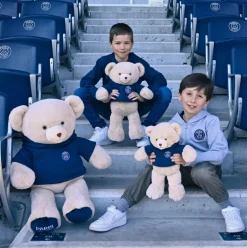 Peluche officielle Ours PSG capuche - 50 cm