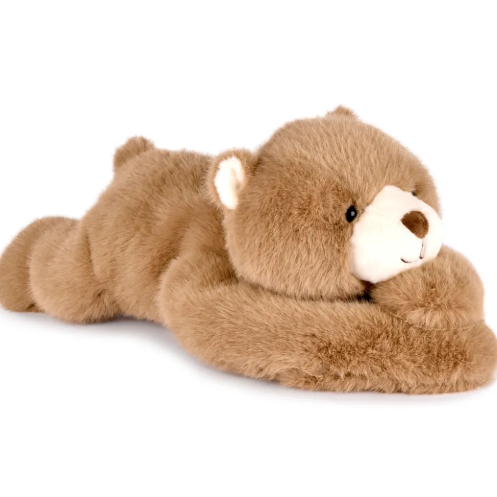 Peluche Ours marron lesté - 40 cm - Podcoll