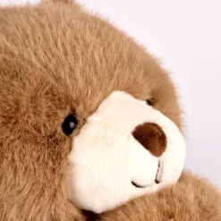 Peluche Ours marron lesté - 40 cm - Podcoll