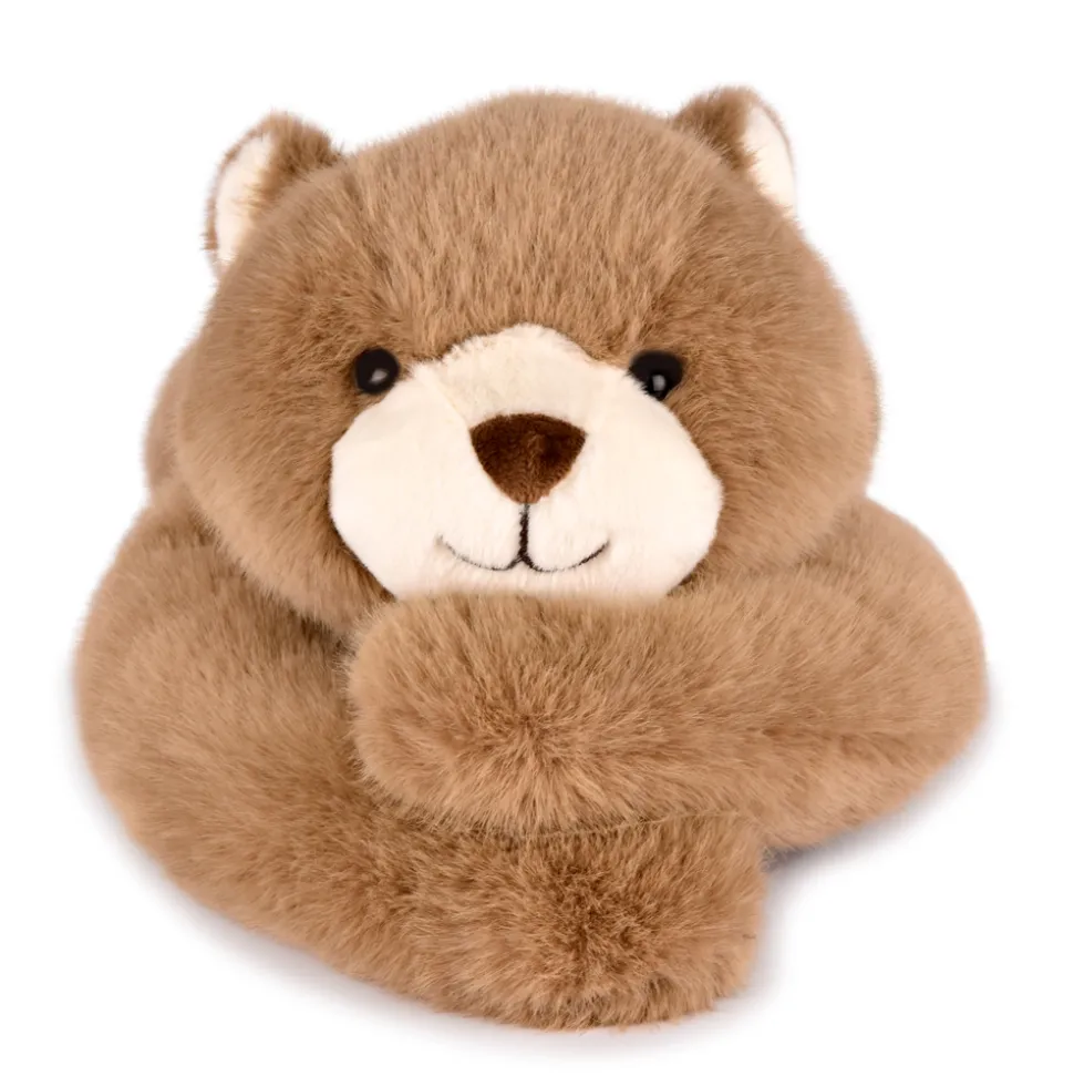 Peluche Ours marron lesté - 40 cm - Podcoll