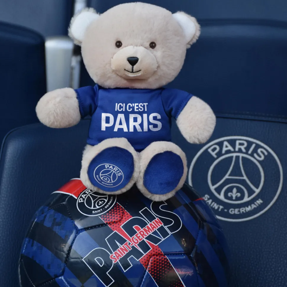 Peluche OURS PSG - Ici C'est Paris - 23 cm