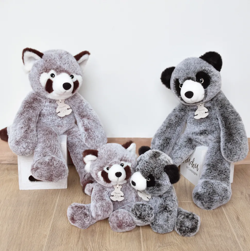 Peluche Panda Gris - 25 cm