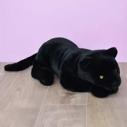 Peluche Panthère géante Noire - 60 cm