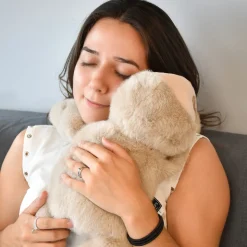 Peluche paresseux marron lesté - 40 cm - Podcoll