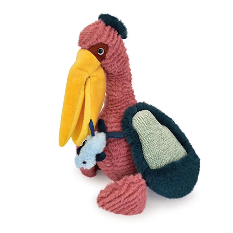 Peluche Pelican rose - 34 cm