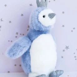 Peluche Pingouin Bleu - 30 cm