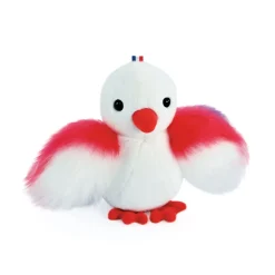 Peluche poussin blanc - 15 cm - Fabriqué en France