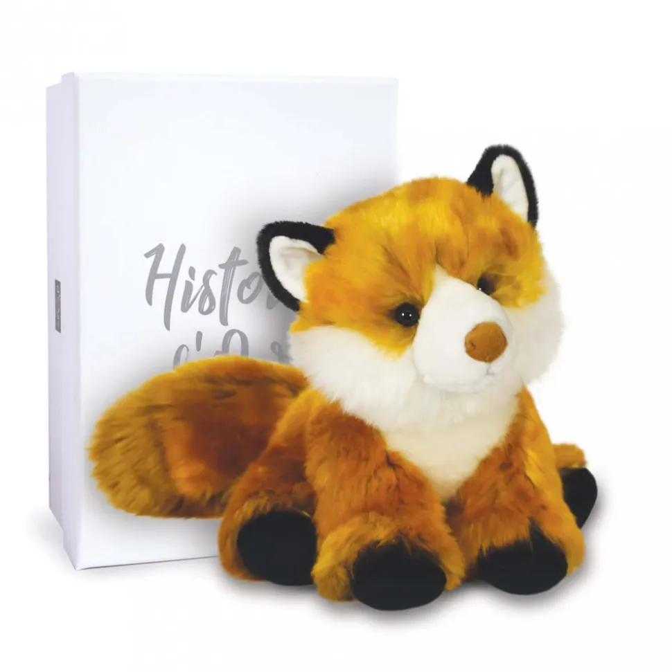 Peluche Renard Gus Orange - 28 cm