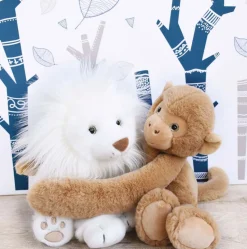 Peluche Singe - Beige - 35 cm