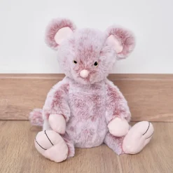 Peluche Souris Rose - 17 cm