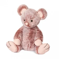 Peluche Souris Rose - 17 cm