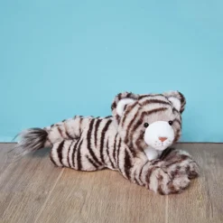 Peluche Tigre Beige - 25 cm