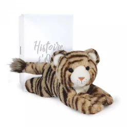 Peluche Tigre Beige - 25 cm