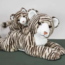Peluche Tigre Beige - 25 cm
