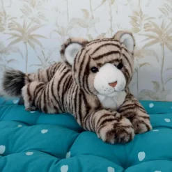 Peluche Tigre Beige - 35 cm