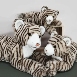 Peluche Tigre Beige - 35 cm