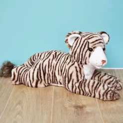 Peluche Tigre géant Beige - 50 cm