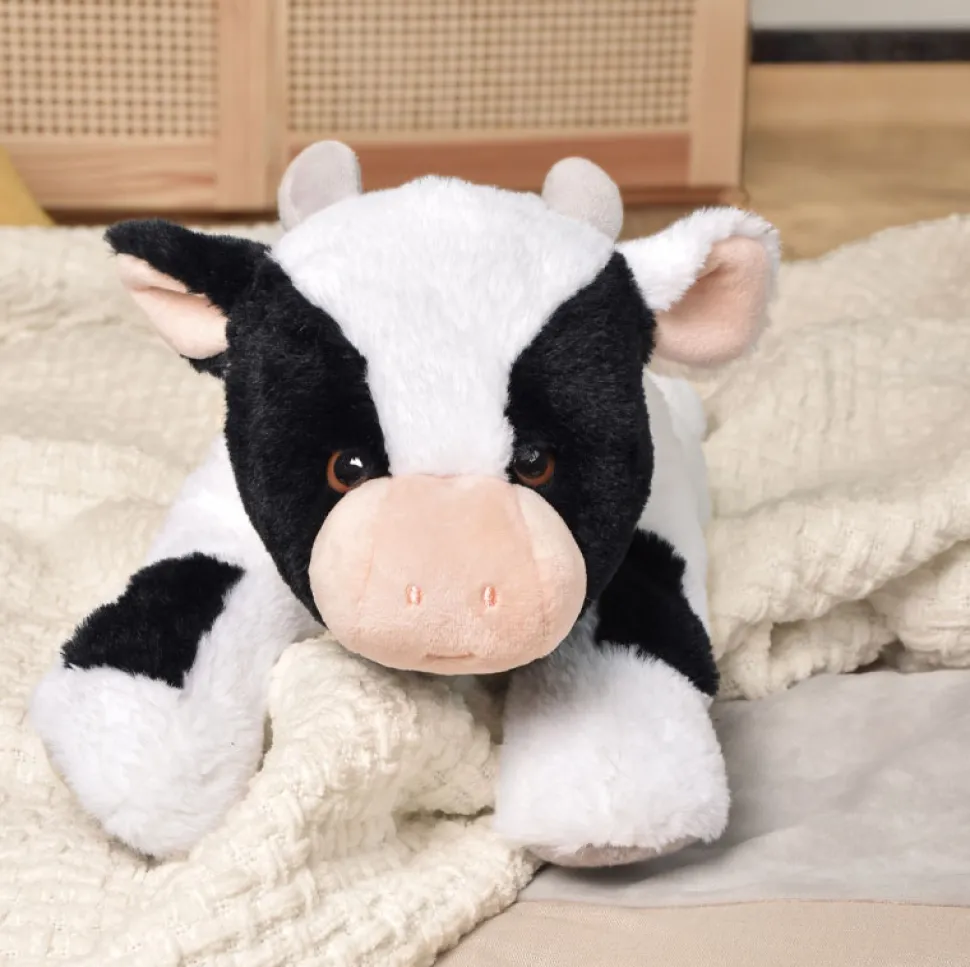 Peluche vache - 40 cm - Les Allongés Stretch