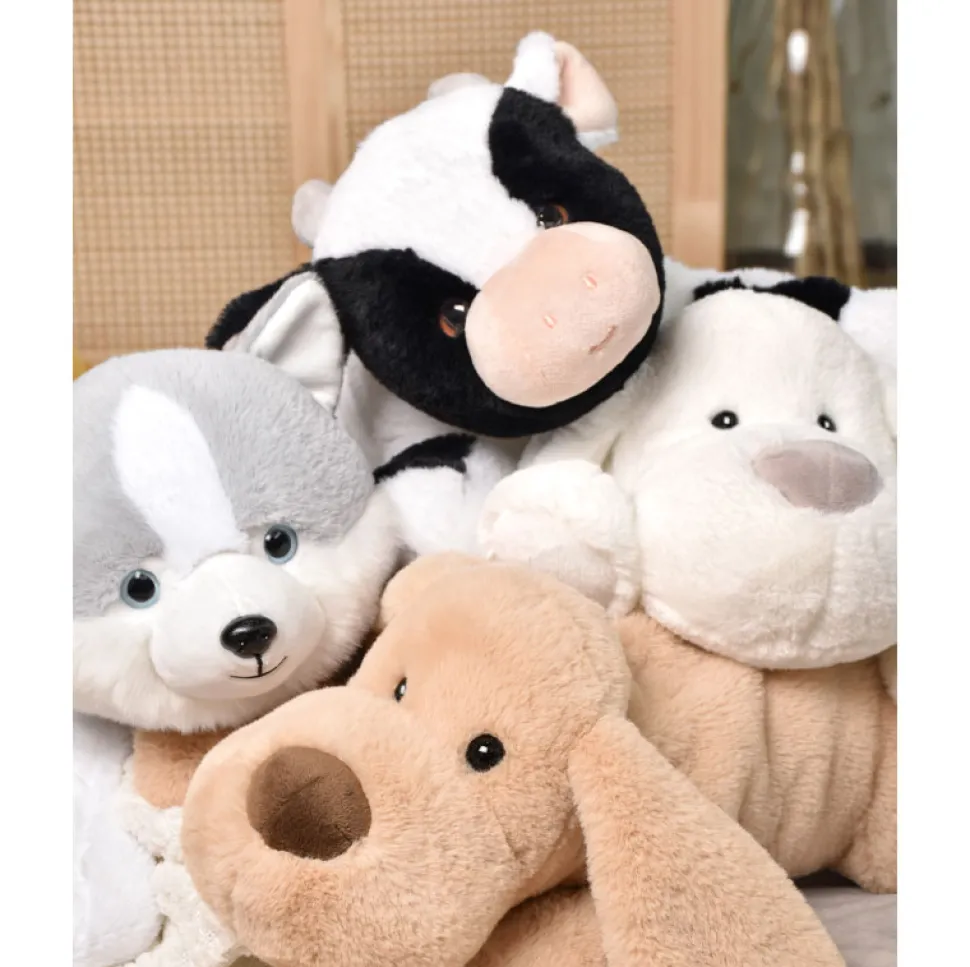 Peluche vache - 40 cm - Les Allongés Stretch