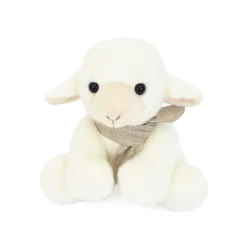 Petite Peluche Agneau foulard - 14 cm