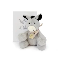 Petite peluche Âne foulard - 14 cm