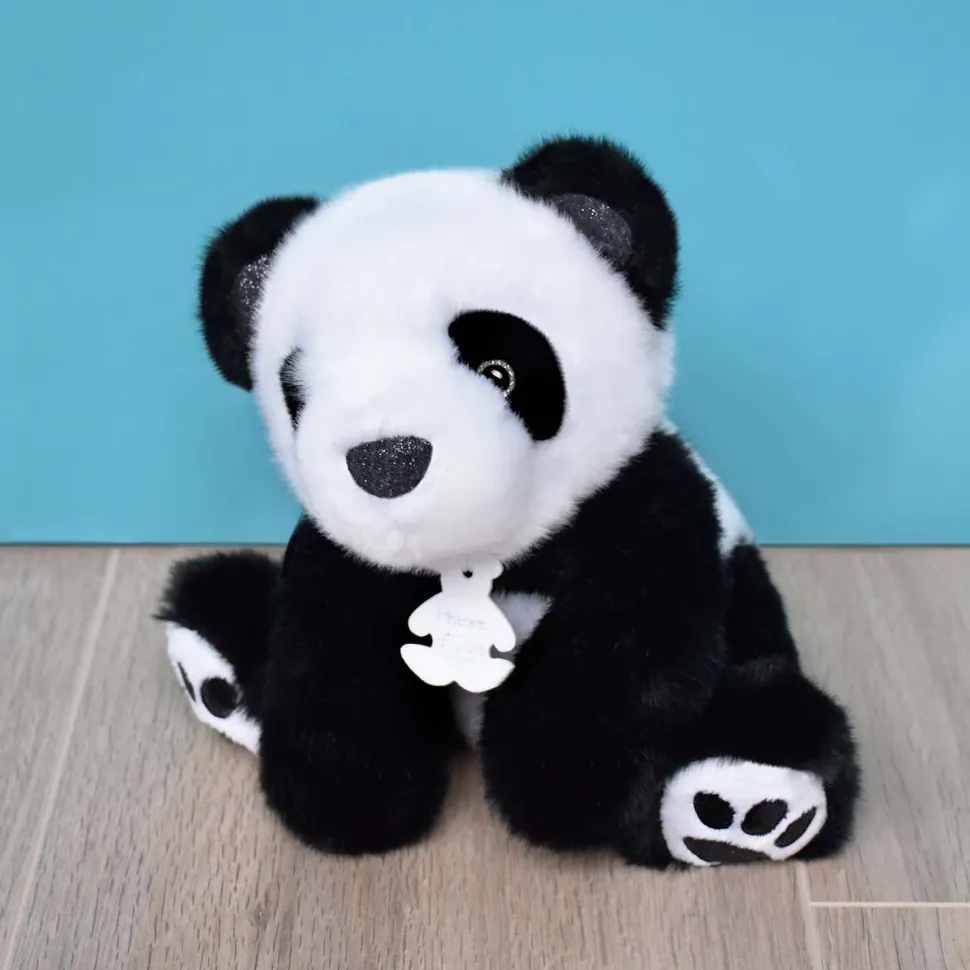 Petite peluche Panda Noir et blanc - 17 cm