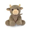 Petite Peluche Vache foulard - 14 cm