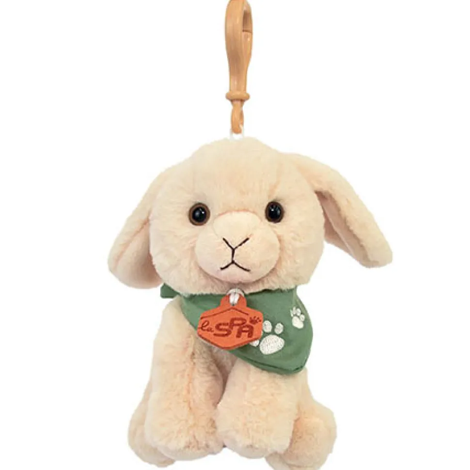 Porte clé - Bijou de sac X SPA - Lapin Beige 13 cm