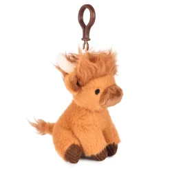 Porte clé Peluche vache ecossaise - Puy du Fou - 15 cm