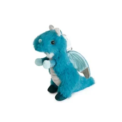 Porte-clé-Grégoire peluche dragon - Vert emeraude -15 cm