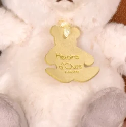 Porte-clés chat écru - 12 cm - Les doux stretch