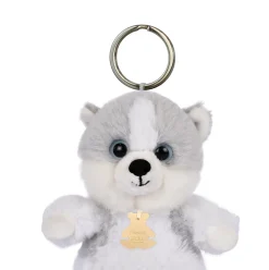Porte-clés chien Husky - 12 cm - Les doux stretch