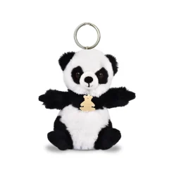 Porte-clés panda noir et blanc - 12 cm - Les doux stretch