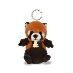 Porte-clés panda roux - 12 cm - Les doux stretch