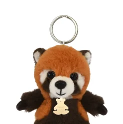 Porte-clés panda roux - 12 cm - Les doux stretch