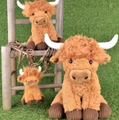 Vache ecossaise en peluche - Puy du Fou - 20 cm